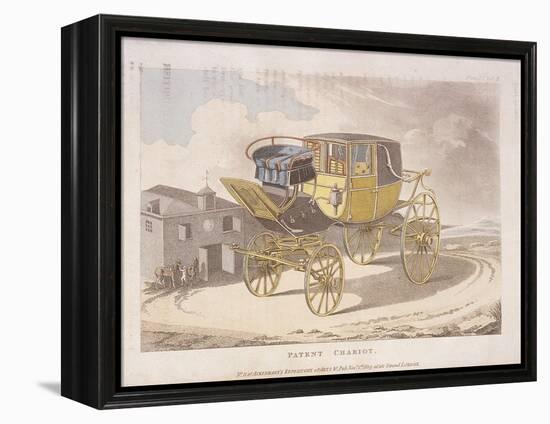 Patent Chariot, 1809-null-Framed Premier Image Canvas