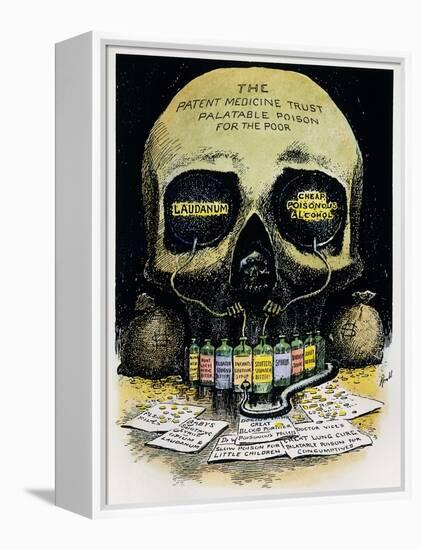 Patent Medicine Cartoon-Edward Windsor Kemble-Framed Premier Image Canvas