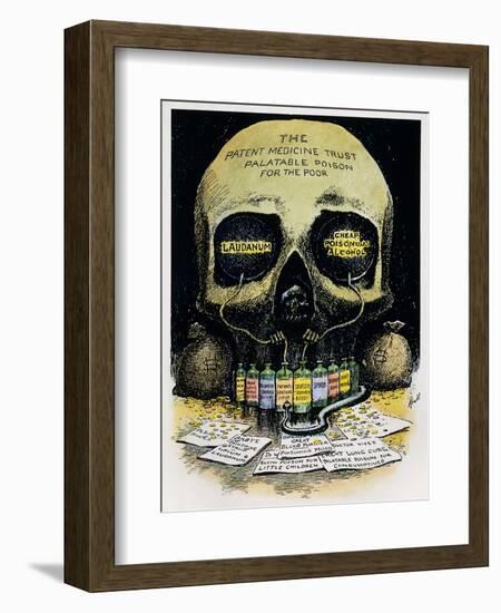 Patent Medicine Cartoon-Edward Windsor Kemble-Framed Giclee Print