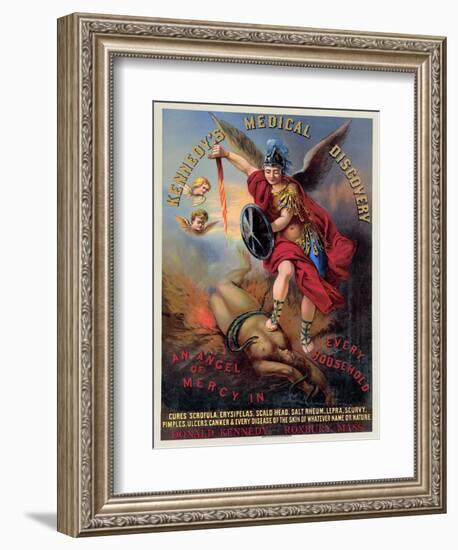 Patent Medicine Poster-null-Framed Giclee Print