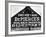 Patent Medicine Sign on A Barn-Dorothea Lange-Framed Photographic Print