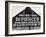 Patent Medicine Sign on A Barn-Dorothea Lange-Framed Photographic Print