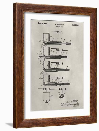 Patent--Pipe-Alicia Ludwig-Framed Art Print