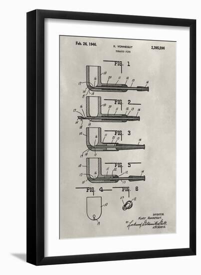 Patent--Pipe-Alicia Ludwig-Framed Art Print