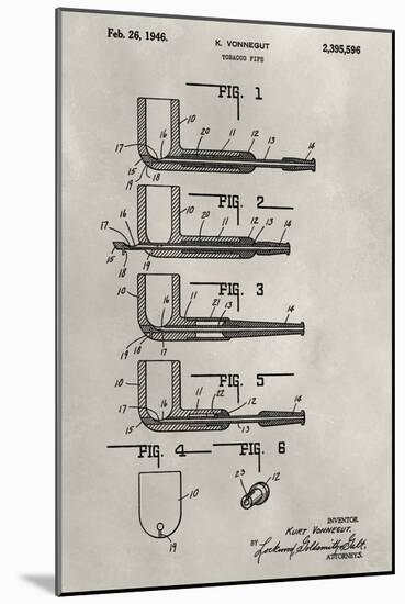 Patent--Pipe-Alicia Ludwig-Mounted Art Print