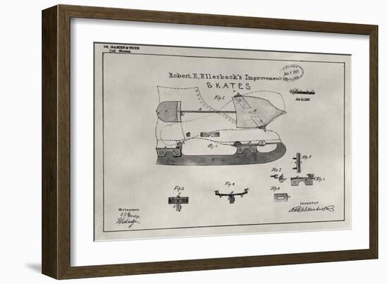 Patent--Skate-Alicia Ludwig-Framed Art Print