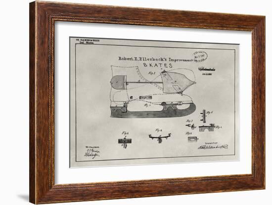 Patent--Skate-Alicia Ludwig-Framed Art Print