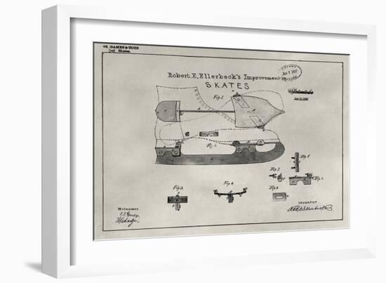 Patent--Skate-Alicia Ludwig-Framed Art Print