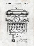 Typewriter-Patent-Art Print