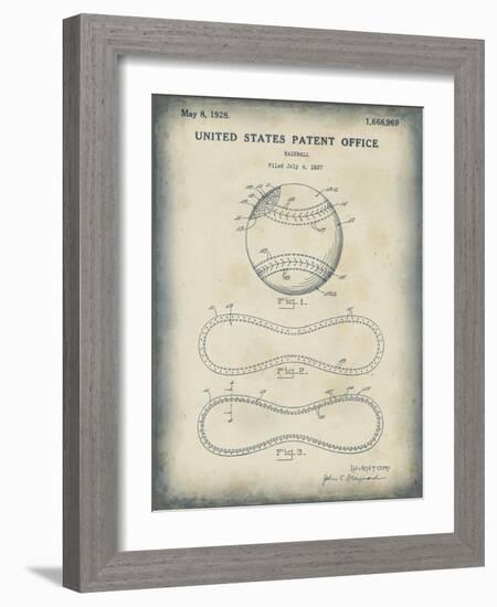 Patented Sport II-Studio W-Framed Art Print