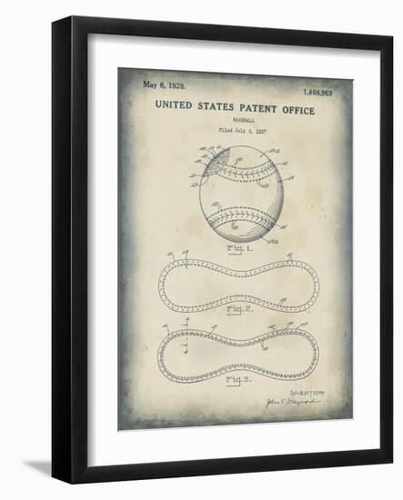 Patented Sport II-Studio W-Framed Art Print