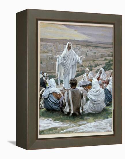 Pater Noster - the Lord's Prayer, Illustration for 'The Life of Christ', C.1886-94-James Tissot-Framed Premier Image Canvas