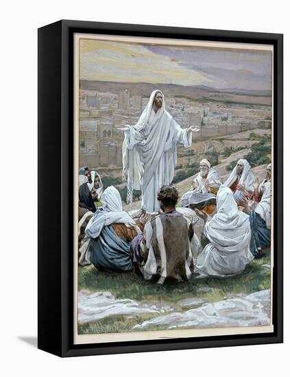 Pater Noster - the Lord's Prayer, Illustration for 'The Life of Christ', C.1886-94-James Tissot-Framed Premier Image Canvas