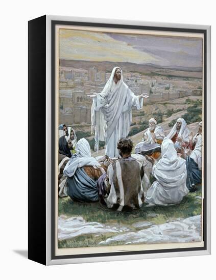 Pater Noster - the Lord's Prayer, Illustration for 'The Life of Christ', C.1886-94-James Tissot-Framed Premier Image Canvas