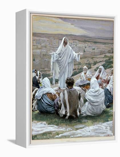 Pater Noster - the Lord's Prayer, Illustration for 'The Life of Christ', C.1886-94-James Tissot-Framed Premier Image Canvas