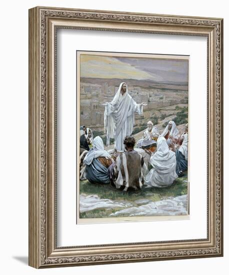 Pater Noster - the Lord's Prayer, Illustration for 'The Life of Christ', C.1886-94-James Tissot-Framed Giclee Print