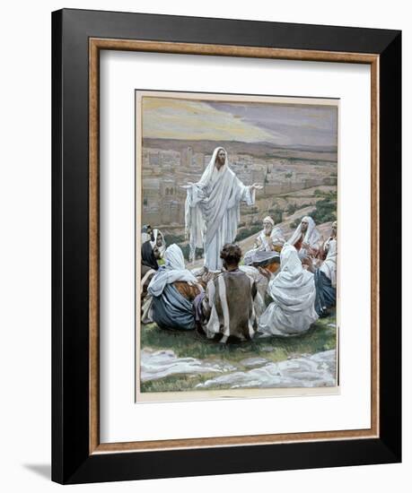 Pater Noster - the Lord's Prayer, Illustration for 'The Life of Christ', C.1886-94-James Tissot-Framed Giclee Print