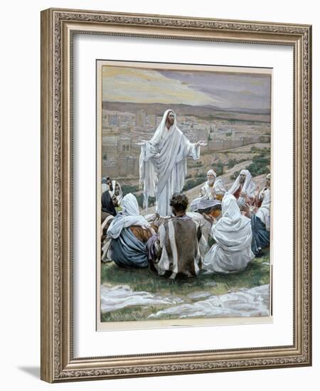 Pater Noster - the Lord's Prayer, Illustration for 'The Life of Christ', C.1886-94-James Tissot-Framed Giclee Print