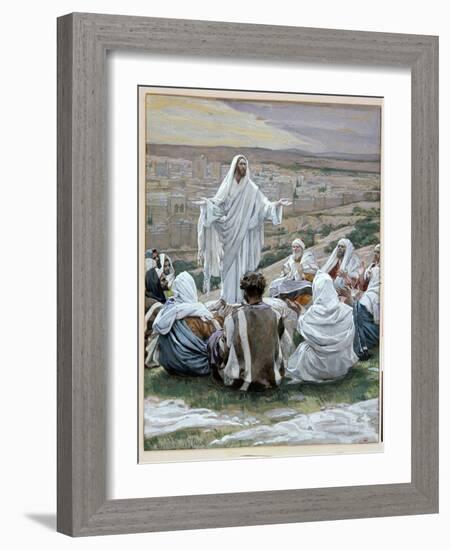 Pater Noster - the Lord's Prayer, Illustration for 'The Life of Christ', C.1886-94-James Tissot-Framed Giclee Print