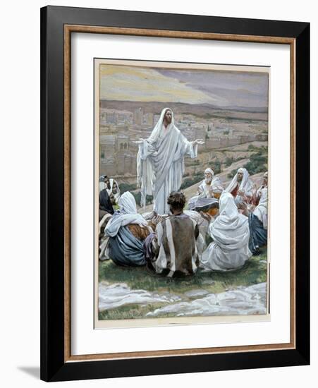 Pater Noster - the Lord's Prayer, Illustration for 'The Life of Christ', C.1886-94-James Tissot-Framed Giclee Print