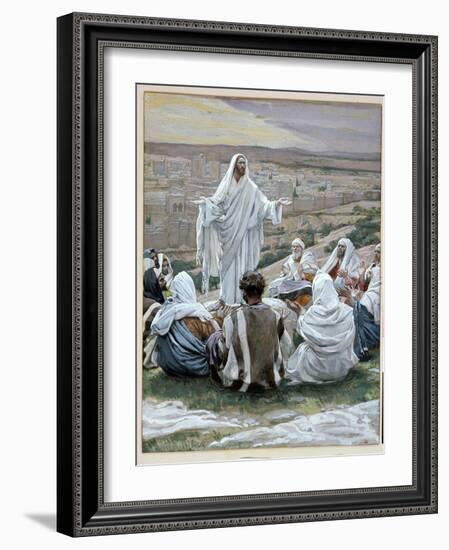 Pater Noster - the Lord's Prayer, Illustration for 'The Life of Christ', C.1886-94-James Tissot-Framed Giclee Print