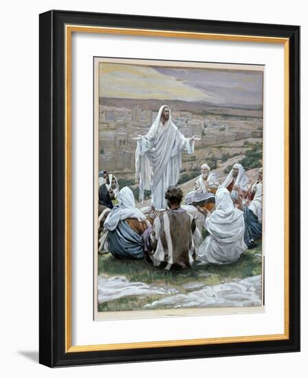 Pater Noster - the Lord's Prayer, Illustration for 'The Life of Christ', C.1886-94-James Tissot-Framed Giclee Print