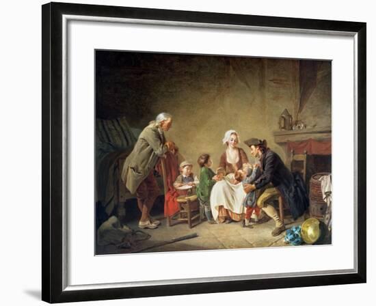 Paternal Love-Etienne Aubry-Framed Giclee Print