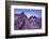 Paternkofel and Tre Cime Di Lavaredo Mountains at Dawn, Sexten Dolomites, South Tyrol, Italy-Frank Krahmer-Framed Photographic Print