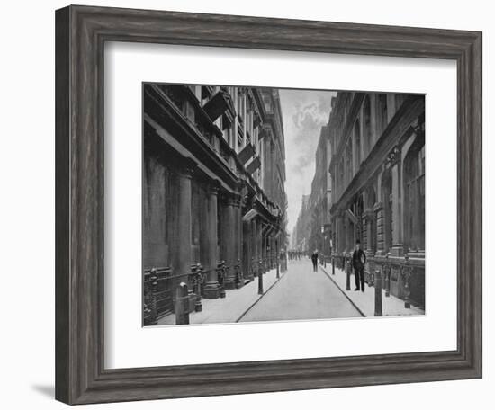 Paternoster Row, City of London, 1911-Unknown-Framed Giclee Print