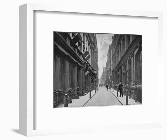 Paternoster Row, City of London, 1911-Unknown-Framed Giclee Print