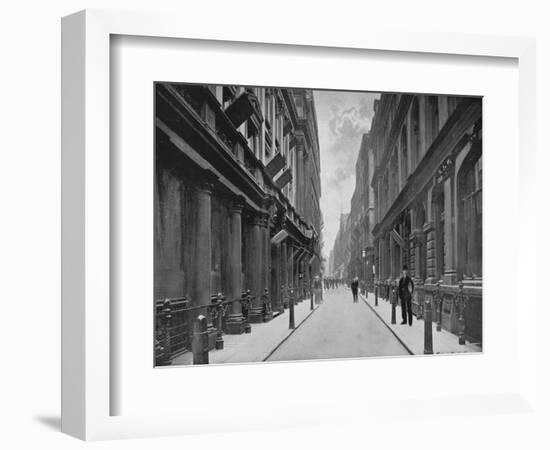 Paternoster Row, City of London, 1911-Unknown-Framed Giclee Print