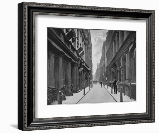 Paternoster Row, City of London, 1911-Unknown-Framed Giclee Print