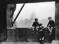 Bankside, around Blackfriars Bridge, London, 1926-1927-null-Framed Giclee Print