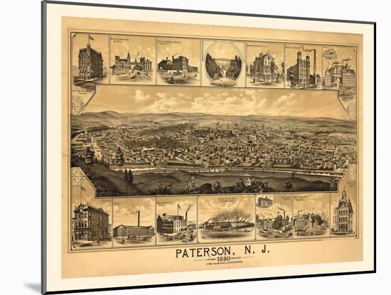 Paterson, NJ-1880-Dan Sproul-Mounted Art Print