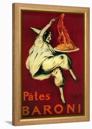 Pates Baroni Vintage Poster - Europe-Lantern Press-Framed Stretched Canvas