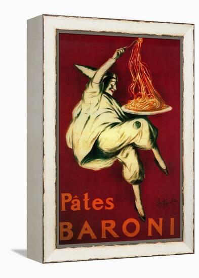 Pates Baroni Vintage Poster - Europe-Lantern Press-Framed Stretched Canvas