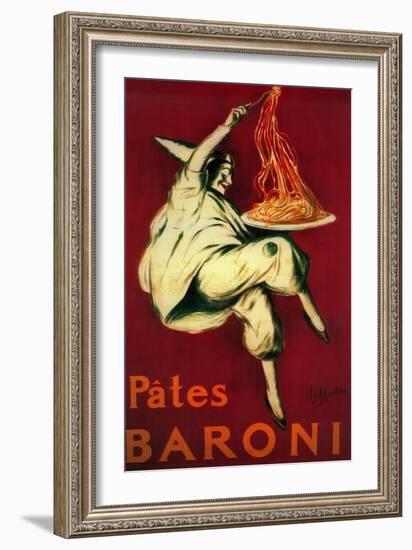 Pates Baroni Vintage Poster - Europe-Lantern Press-Framed Premium Giclee Print