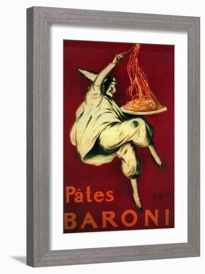 Pates Baroni Vintage Poster - Europe-Lantern Press-Framed Premium Giclee Print