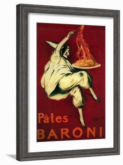 Pates Baroni Vintage Poster - Europe-Lantern Press-Framed Art Print