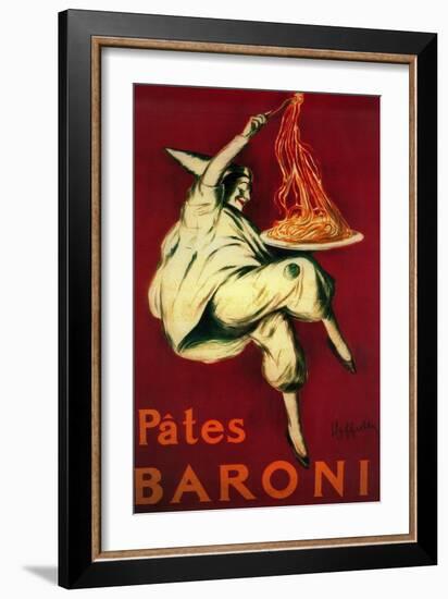 Pates Baroni Vintage Poster - Europe-Lantern Press-Framed Art Print