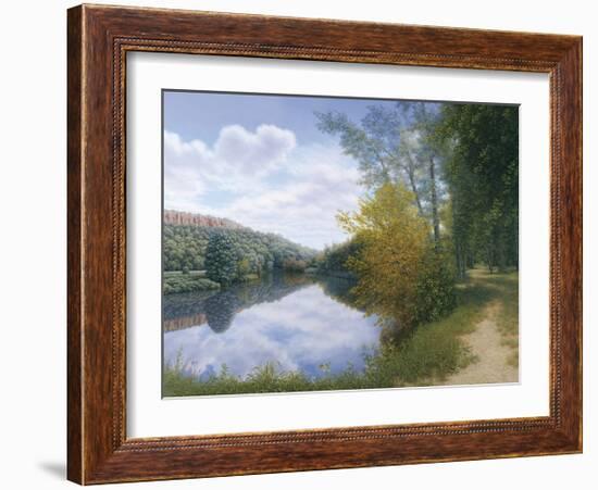 Path Along the River-Arzt-Framed Giclee Print