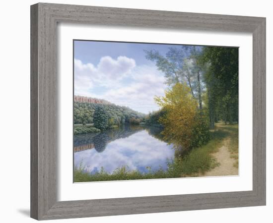 Path Along the River-Arzt-Framed Giclee Print