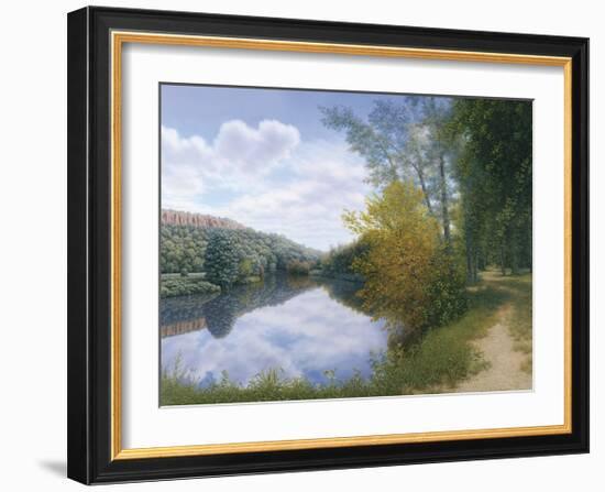 Path Along the River-Arzt-Framed Giclee Print