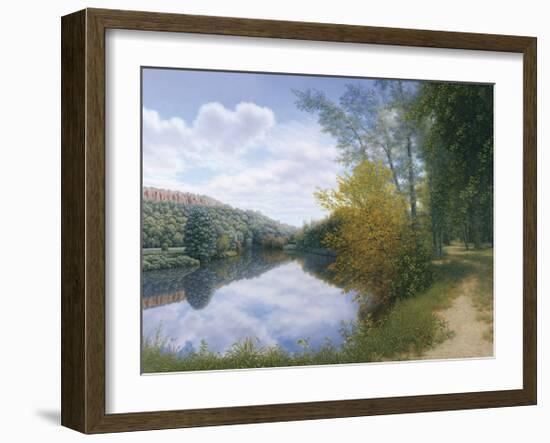 Path Along the River-Arzt-Framed Giclee Print