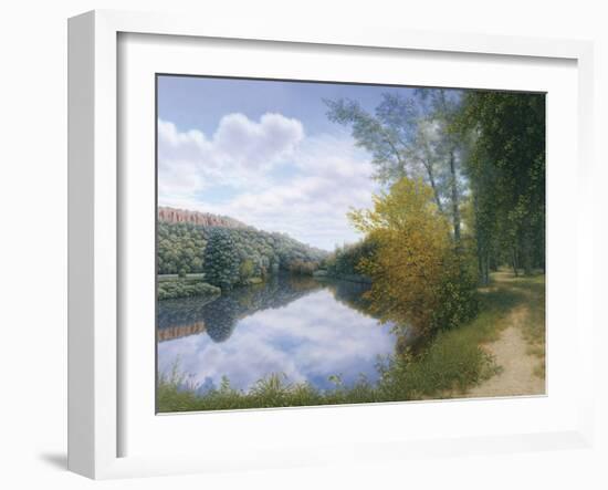 Path Along the River-Arzt-Framed Giclee Print