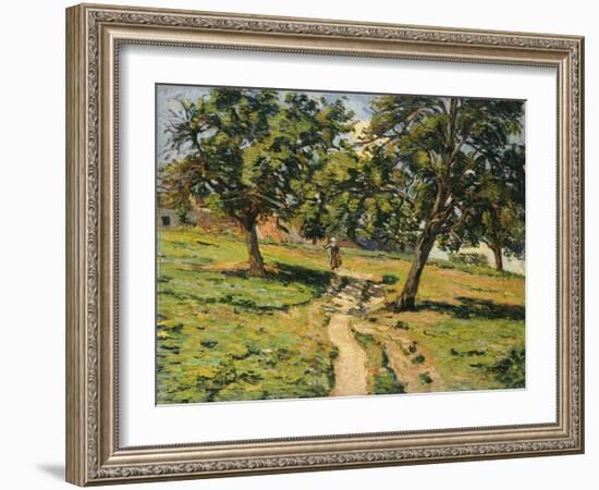 Path at Damiette, C.1886-Jean Baptiste Armand Guillaumin-Framed Giclee Print