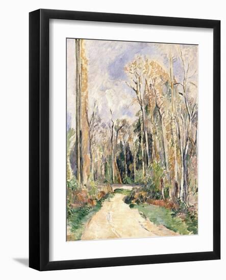 Path at the Entrance of the Forest, C.1879-Paul Cézanne-Framed Giclee Print