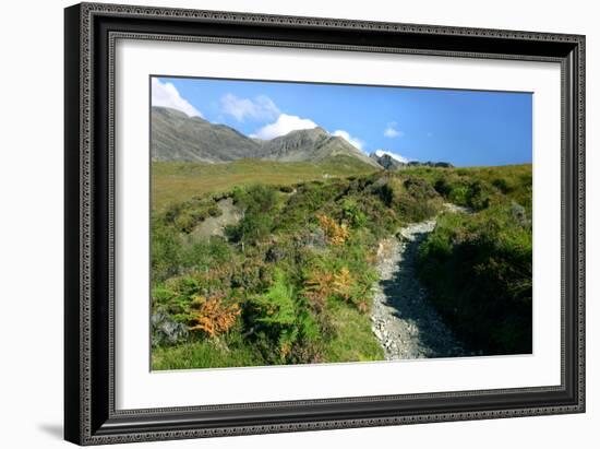Path from Glen Brittle to Sgurr Alasdair, Cuillin Hills, Isle of Skye, Highland, Scotland-Peter Thompson-Framed Photographic Print