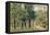 Path in Berlin Tiergarten with People Strolling, 1921-Max Liebermann-Framed Premier Image Canvas