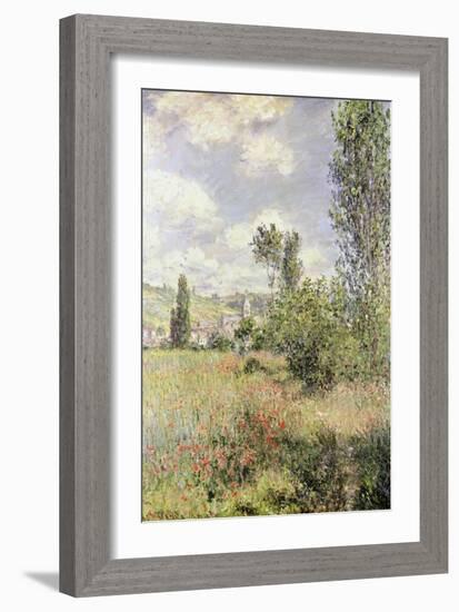 Path in Ile Saint Martin, Vetheuil-Claude Monet-Framed Giclee Print